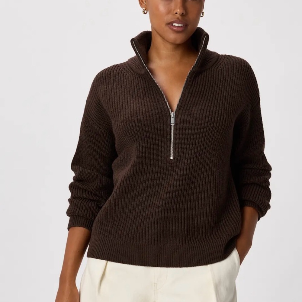 Quince 100% Australian Merino Wool Half-Zip